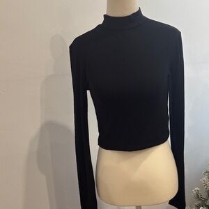 Shinestar Classic Black Long Sleeve Top